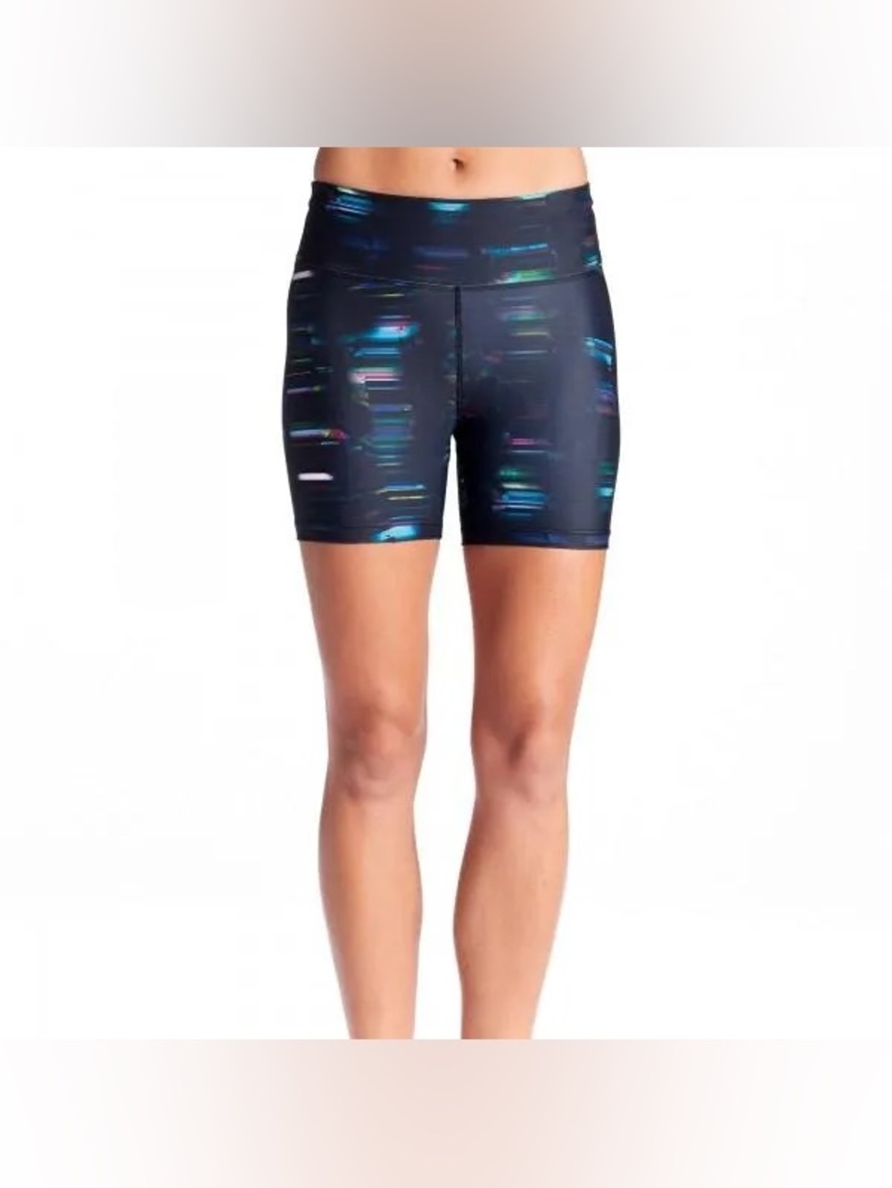 Oiselle Spandos Mini Short — XS | Galaxy Print | New | Made in USA